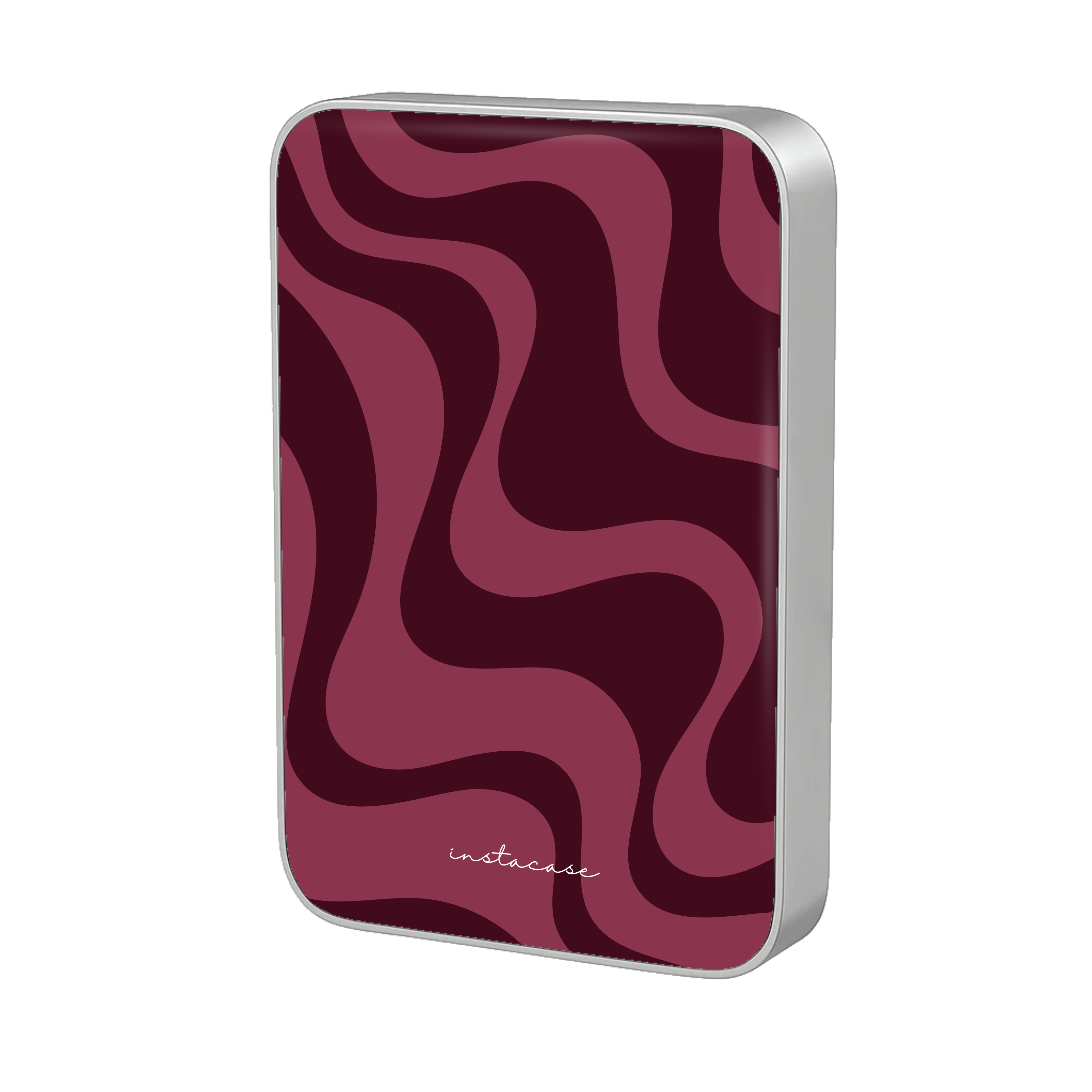 Burgundy Flow - Power Bank Magnética