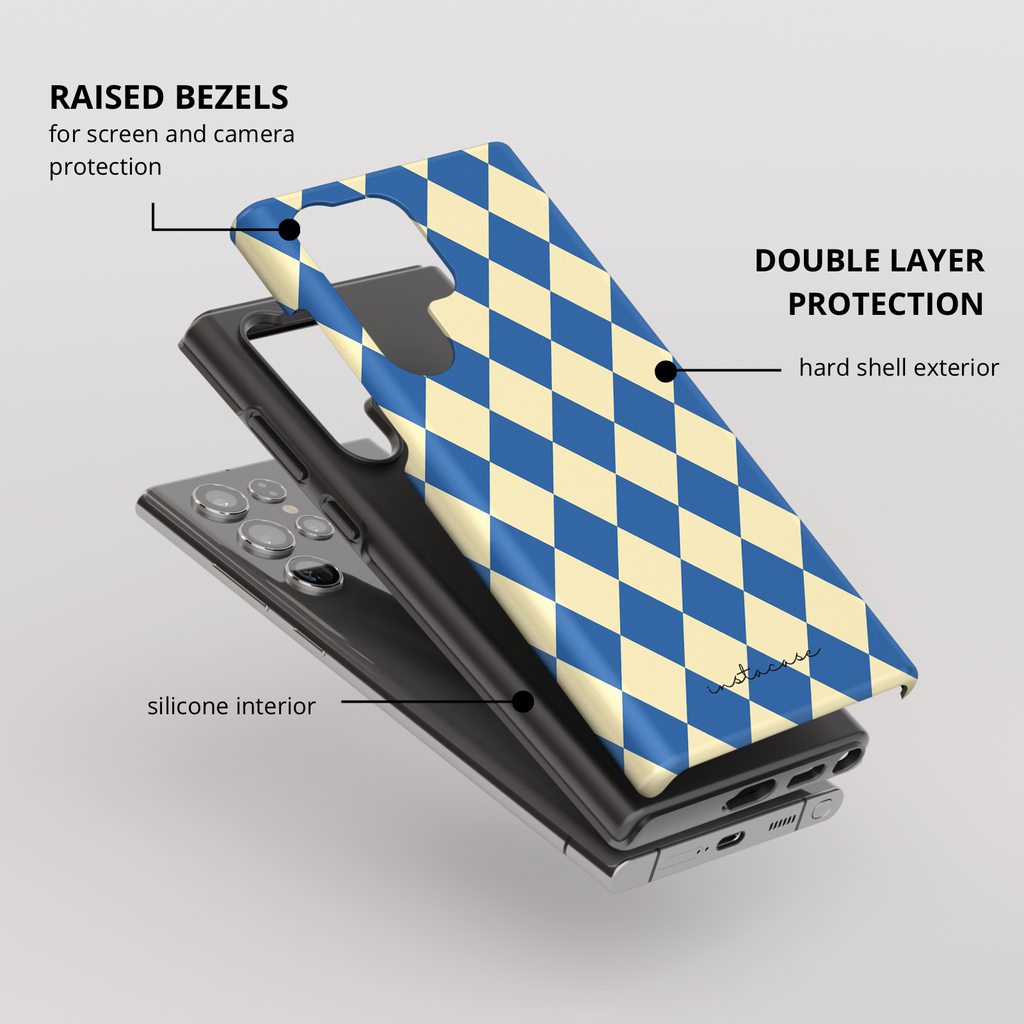 Blue Riviera - Capa Samsung Premium Glossy