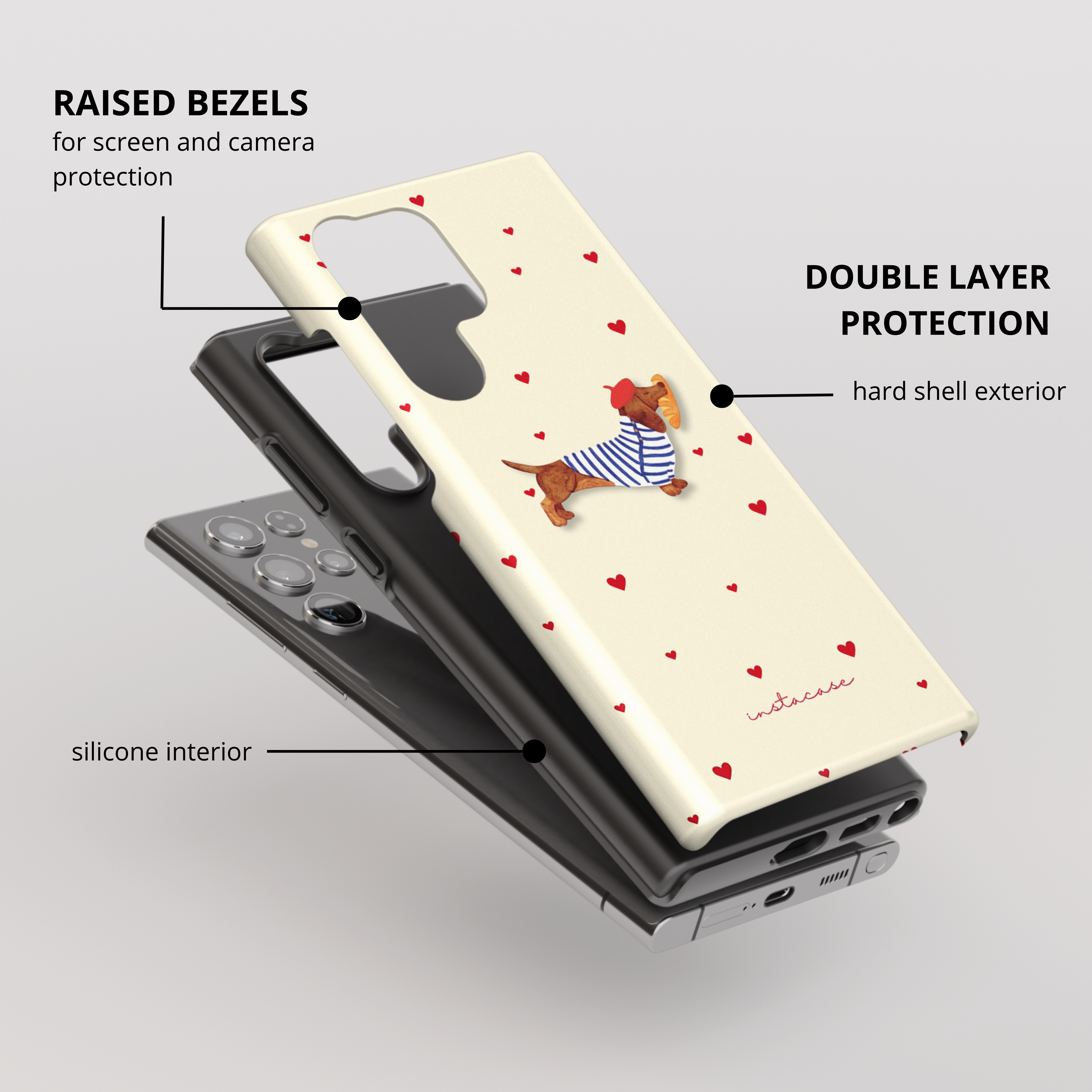 Chérie - Capa Samsung Premium Glossy