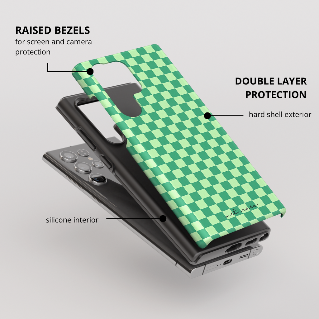 Chess Green - Capa Samsung Premium Glossy