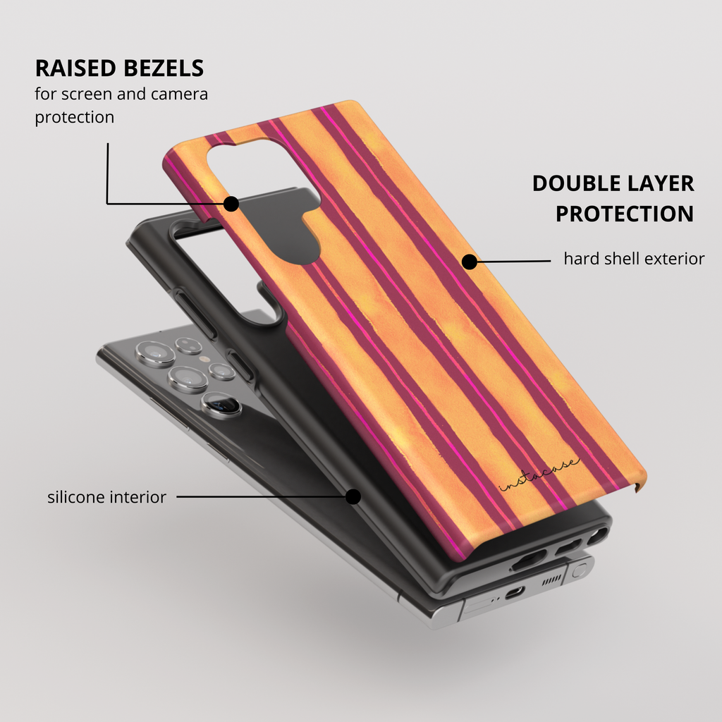 Sunset Flame - Capa Samsung Premium Glossy