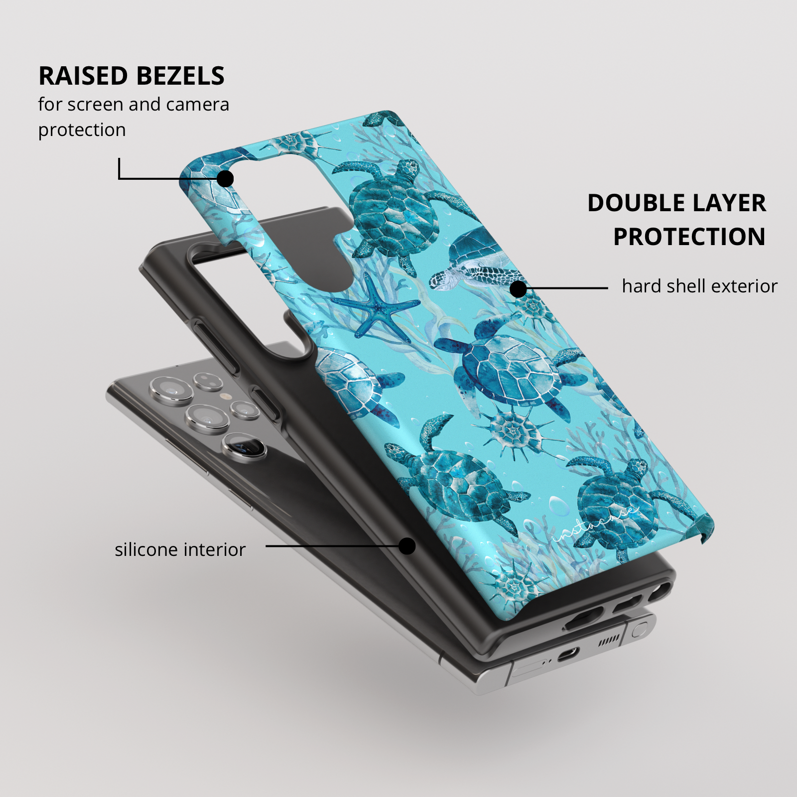 Turtle - Capa Samsung Premium Glossy