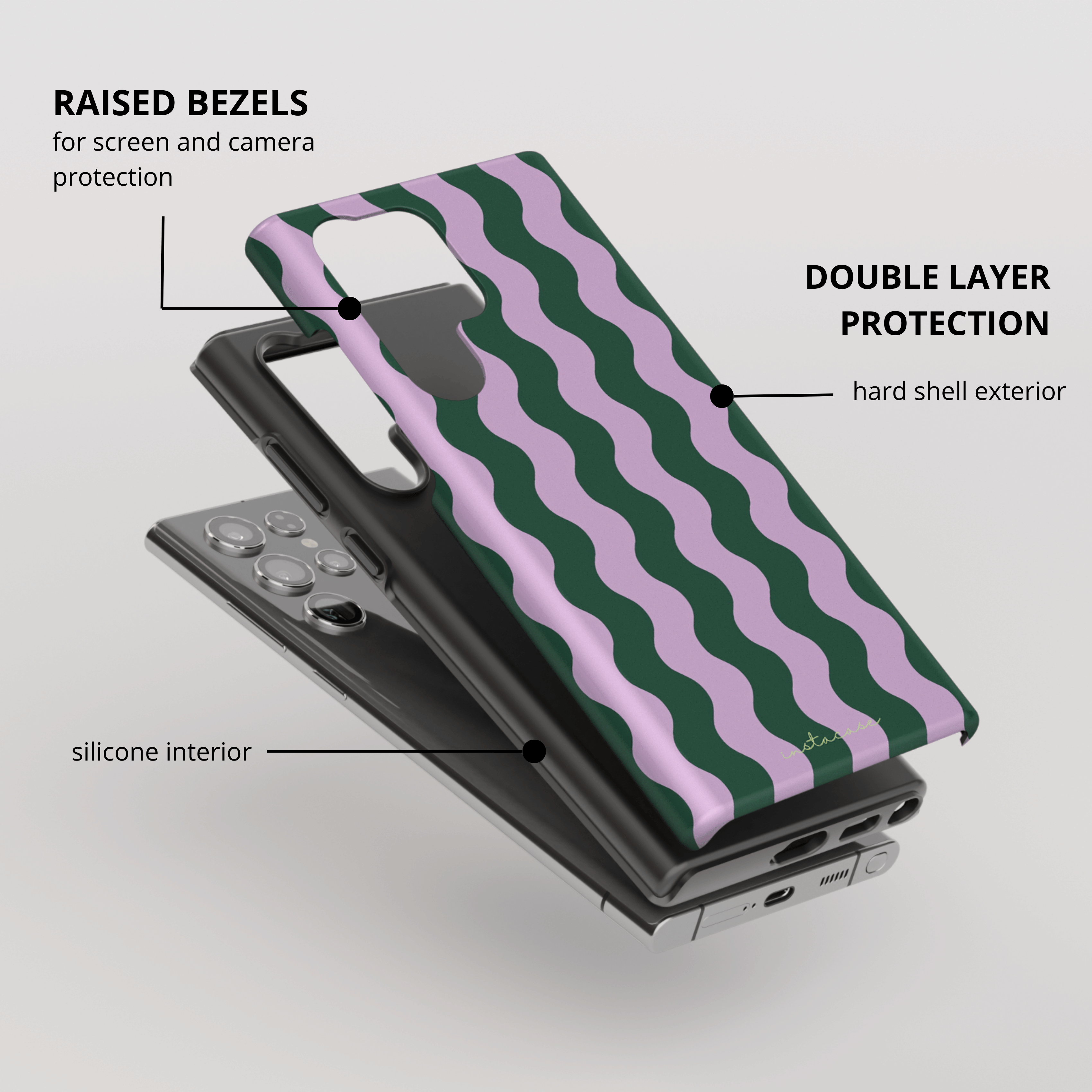 Wavy Garden - Capa Samsung Premium Glossy