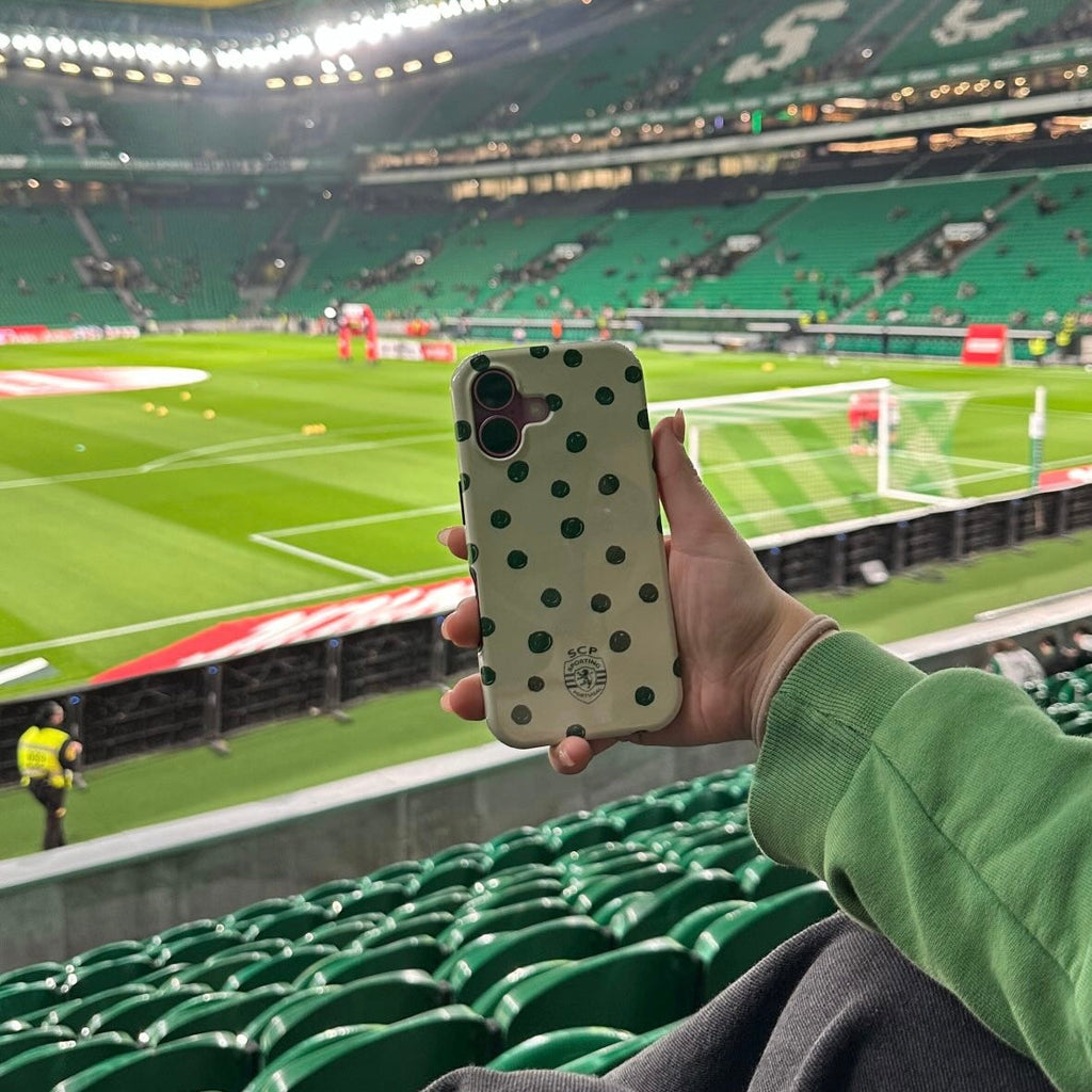 Capa Samsung Sporting - Bolinhas Verdes
