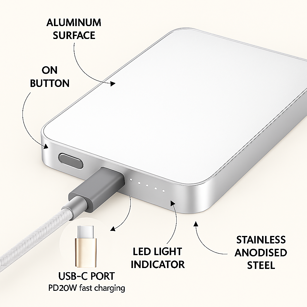 Power Bank Magnética