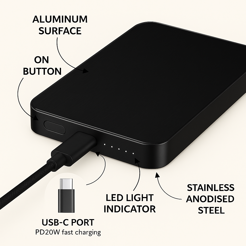Power Bank Magnética